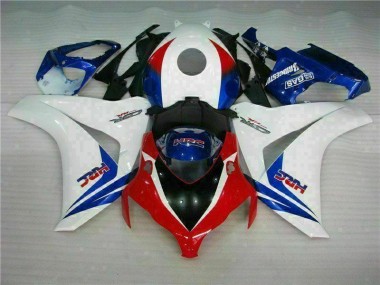 CBR 1000 RR 08-11 Motorrad Verkleidungen Komplett Sets - Weiß Blau