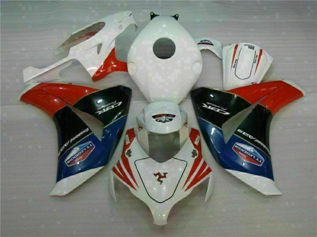 CBR 1000 RR 08-11 Motorrad Verkleidungen & Plastik - Rot Weiß