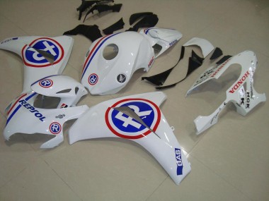 CBR 1000 RR 08-11 Motorrad Verkleidungen - Weiß Repsol