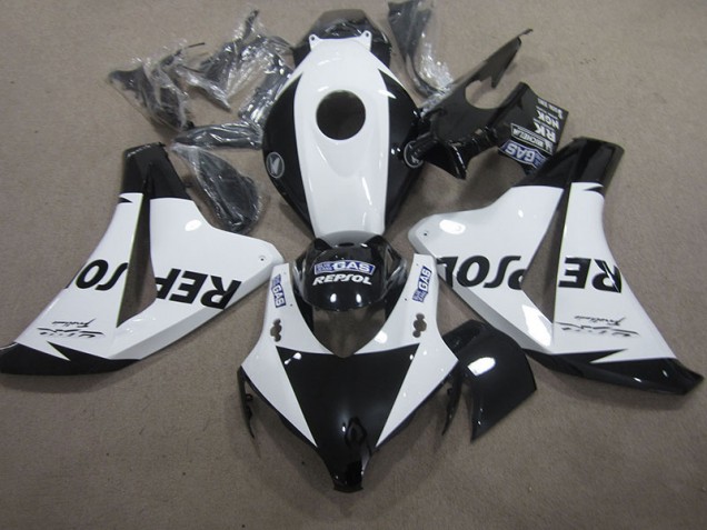CBR 1000 RR 08-11 Motorrad Verkleidungen - Weiß Schwarz Repsol CBR 1000 RR 08-11 Motorrad Verkleidungen - Weiß Schwarz Repsol