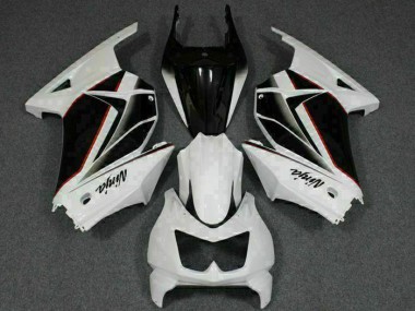 EX250 08-12 Motorrad Verkleidung - Weiß Schwarz Ninja