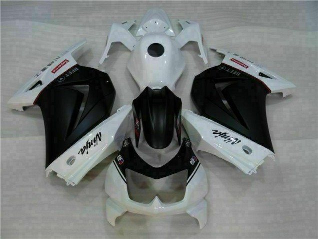 EX250 08-12 Motorrad Verkleidungen - Weiß Schwarz Ninja