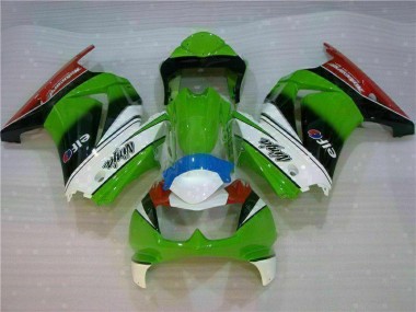 EX250 08-12 Motorrad Verkleidungen - Weiß Grün Schwarz Ninja
