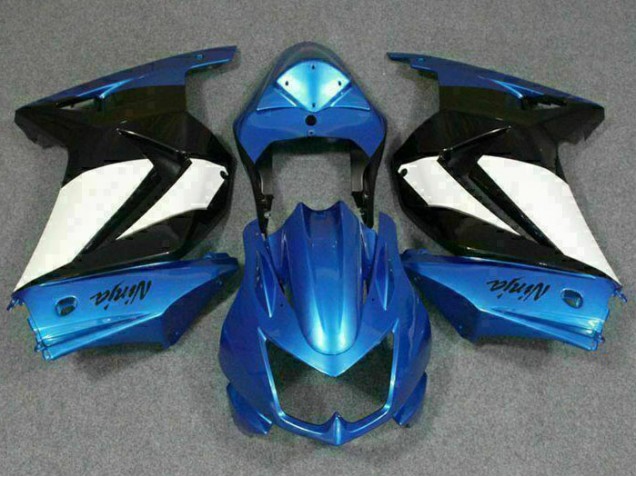 EX250 08-12 Motorrad Verkleidung - Blau Weiß Schwarz Ninja EX250 08-12 Motorrad Verkleidung - Blau Weiß Schwarz Ninja