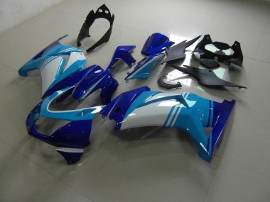 ZX 250R 08-12 Motorrad Verkleidungen - Hell und Dunkelblau