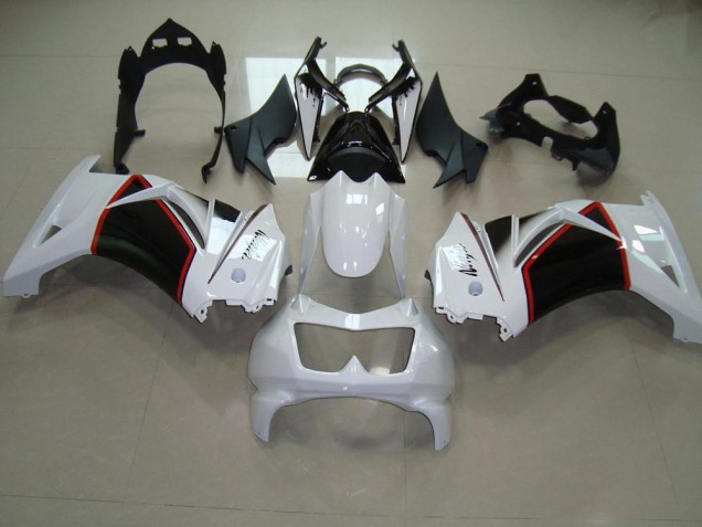 ZX 250R 08-12 Motorrad Verkleidungen - Perl Weiß Schwarz