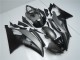 R6 08-16 Motorrad Vollverkleidung - Grau Schwarz R6 08-16 Motorrad Vollverkleidung - Grau Schwarz