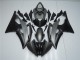 R6 08-16 Motorrad Vollverkleidung - Grau Schwarz R6 08-16 Motorrad Vollverkleidung - Grau Schwarz