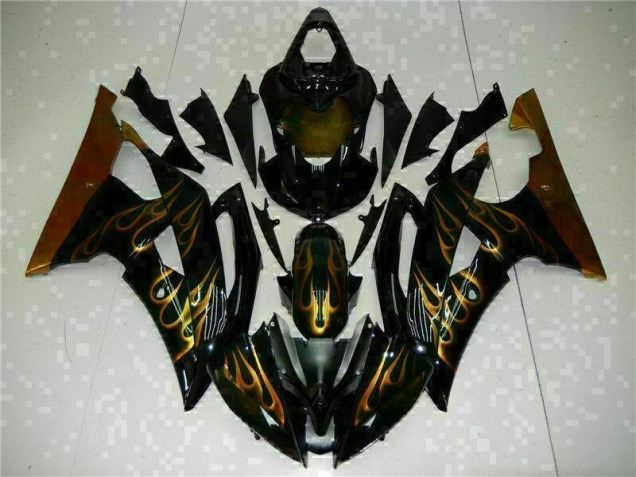 R6 08-16 Motorrad Verkleidungen & Plastik - Schwarz R6 08-16 Motorrad Verkleidungen & Plastik - Schwarz