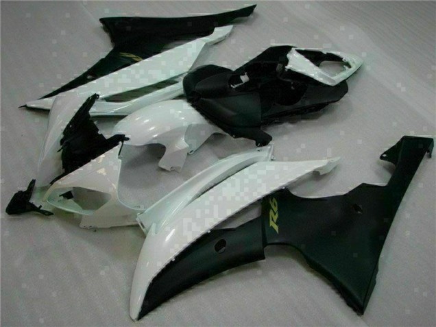 R6 08-16 Motorrad Verkleidungen & Plastik - Weiß Schwarz R6 08-16 Motorrad Verkleidungen & Plastik - Weiß Schwarz