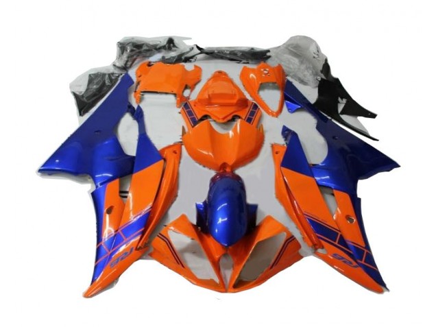 R6 08-16 Motorrad Verkleidungen - Orange Blau R6 08-16 Motorrad Verkleidungen - Orange Blau