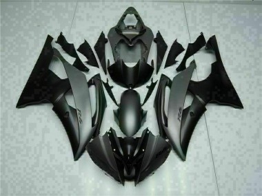 R6 08-16 Motorrad Verkleidungen - Grau Schwarz