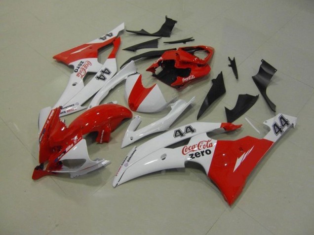 R6 08-16 Motorrad Verkleidungen - Weiß Rot Coca Cola Zero 44 R6 08-16 Motorrad Verkleidungen - Weiß Rot Coca Cola Zero 44