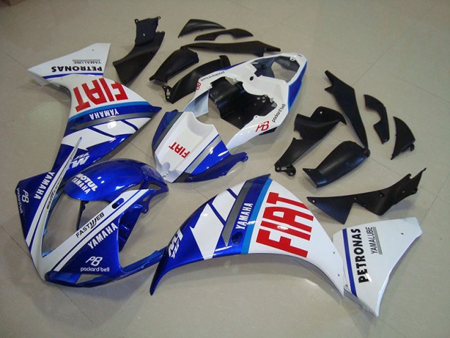 R1 09-11 Motorrad Verkleidungen - Blau Weiß Fiat R1 09-11 Motorrad Verkleidungen - Blau Weiß Fiat