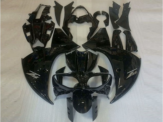 R1 09-11 Motorrad Verkleidung - Glänzend Schwarz R1 09-11 Motorrad Verkleidung - Glänzend Schwarz