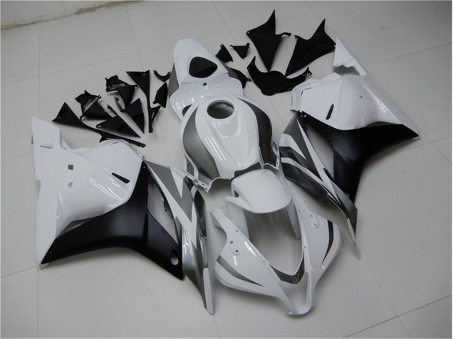 CBR 600 RR 09-12 Motorrad Verkleidungen - Weiß Silber Schwarz CBR 600 RR 09-12 Motorrad Verkleidungen - Weiß Silber Schwarz