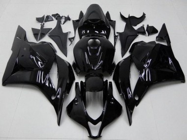 CBR 600 RR 09-12 Motorrad Verkleidungen - Glänzend Schwarz