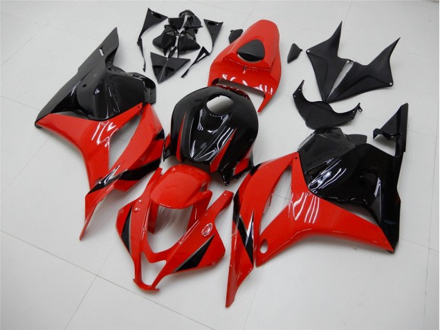 CBR 600 RR 09-12 Motorrad Vollverkleidung - Rot Schwarz CBR 600 RR 09-12 Motorrad Vollverkleidung - Rot Schwarz