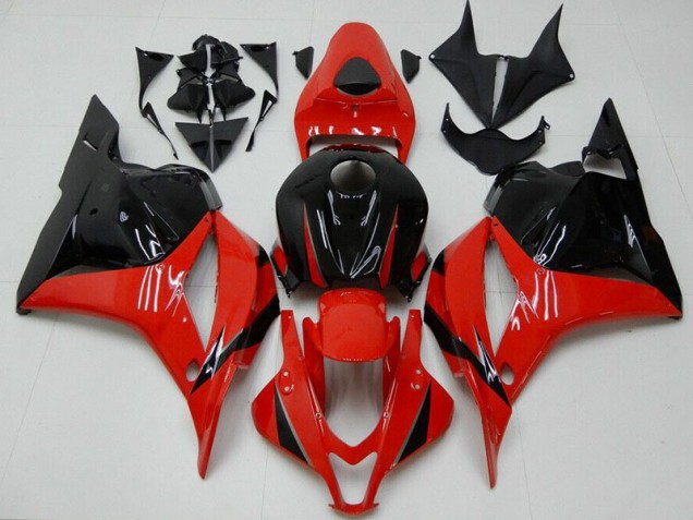 CBR 600 RR 09-12 Motorrad Vollverkleidung - Rot Schwarz CBR 600 RR 09-12 Motorrad Vollverkleidung - Rot Schwarz