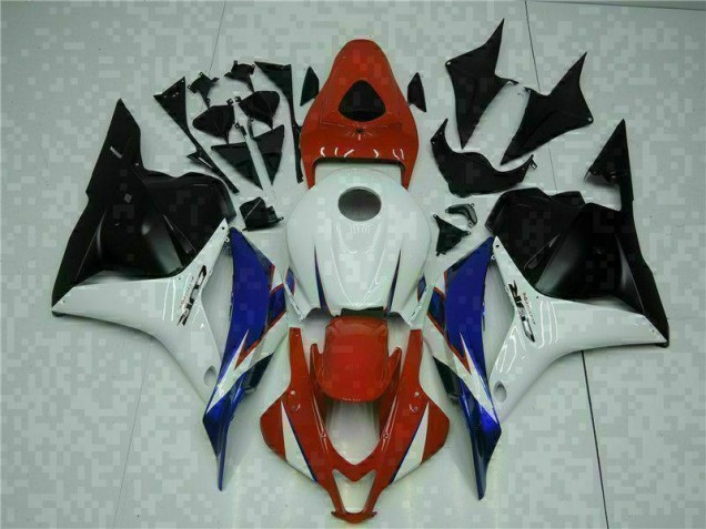 CBR 600 RR 09-12 Motorrad Verkleidungen - Weiß Rot Schwarz Blau