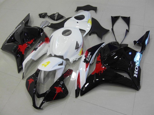 CBR 600 RR 09-12 Motorrad Verkleidungen - Schwarz Rote Weiß CBR 600 RR 09-12 Motorrad Verkleidungen - Schwarz Rote Weiß
