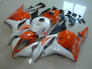 CBR 600 RR 09-12 Motorrad Verkleidungen - Orange Perl Weiß