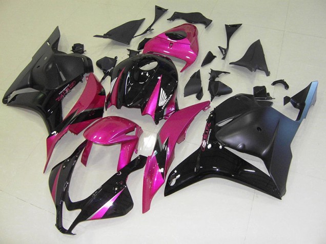 CBR 600 RR 09-12 Motorrad Verkleidungen - Rosa Schwarz CBR 600 RR 09-12 Motorrad Verkleidungen - Rosa Schwarz