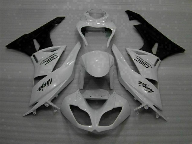 ZX6R 09-12 Motorrad Verkleidungen - Weiß Schwarz Ninja ZX6R 09-12 Motorrad Verkleidungen - Weiß Schwarz Ninja