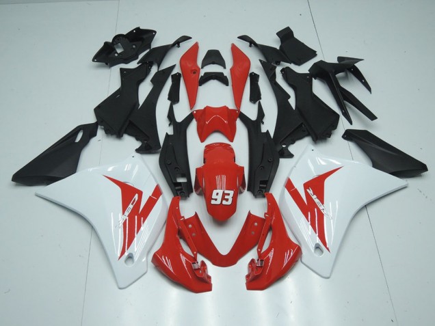 CBR 125 R 11-13 Motorrad Verkleidungen - Rot Weiß 93 CBR 125 R 11-13 Motorrad Verkleidungen - Rot Weiß 93