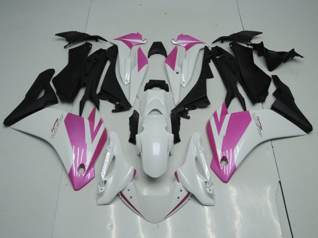 CBR 250 RR 11-13 Motorrad Verkleidungen - Weiß Rosa CBR 250 RR 11-13 Motorrad Verkleidungen - Weiß Rosa