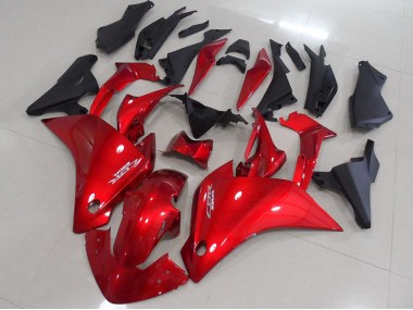 CBR 250 RR 11-13 Motorrad Verkleidungen - Rot Matt Schwarz