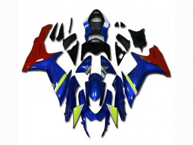 GSXR 600 / 750 K11 11-24 Motorrad Verkleidungen - Blau Rot
