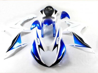 GSXR 600 / 750 K11 11-24 Motorrad Verkleidung - Blau Weiß