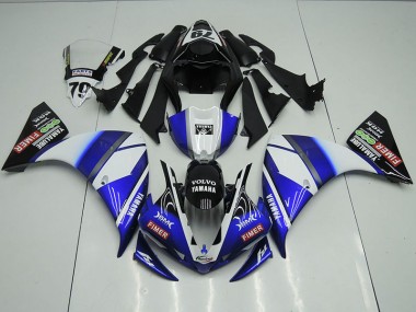 R1 12-14 Motorrad Verkleidungen - Blau Schwarz Sterilgarda