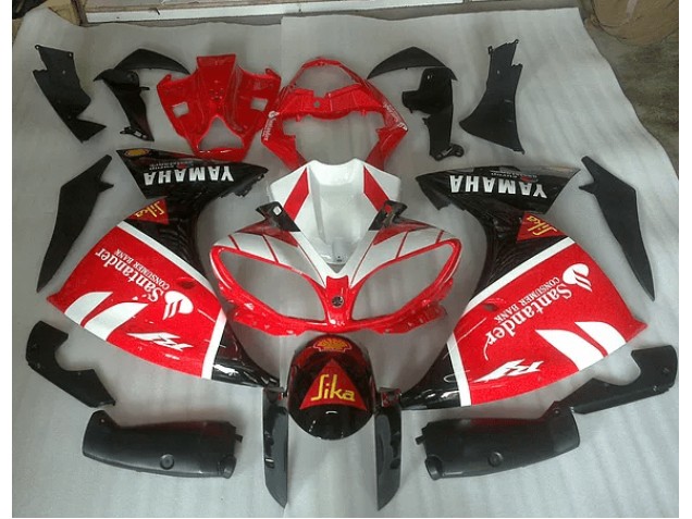 R1 12-14 Motorrad Verkleidungen - Rot Weiß Und Schwarz Grafik R1 12-14 Motorrad Verkleidungen - Rot Weiß Und Schwarz Grafik