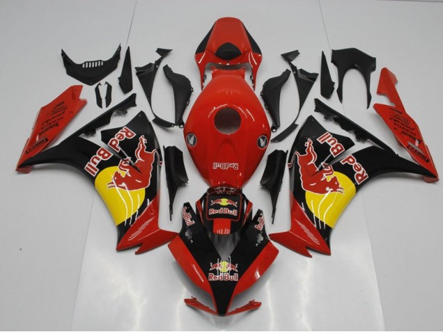 CBR 1000 RR 12-16 Motorrad Verkleidungen - Schwarzer Rot Bull CBR 1000 RR 12-16 Motorrad Verkleidungen - Schwarzer Rot Bull