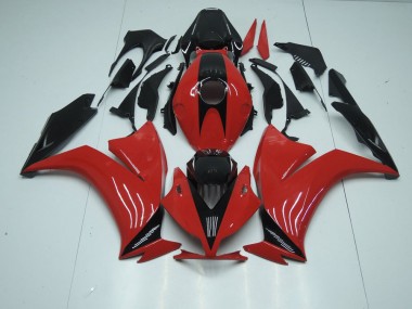 CBR 1000 RR 12-16 Motorrad Verkleidungen - Rot Schwarz ohne Aufkleber