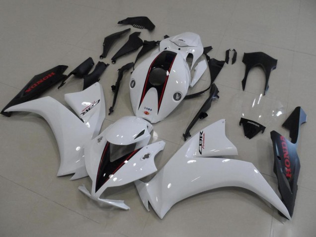 CBR 1000 RR 12-16 Motorrad Verkleidungen - Weiß Und Matt Schwarz OEM Stil