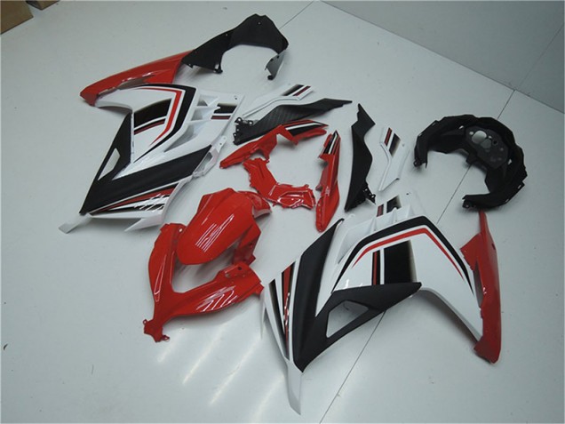 EX300 13-16 Motorrad Verkleidungen - Rot Weiß Schwarz EX300 13-16 Motorrad Verkleidungen - Rot Weiß Schwarz