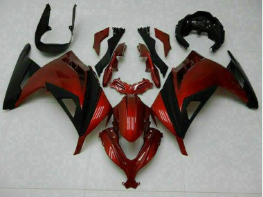 EX300 13-16 Motorrad Verkleidungen - Rot