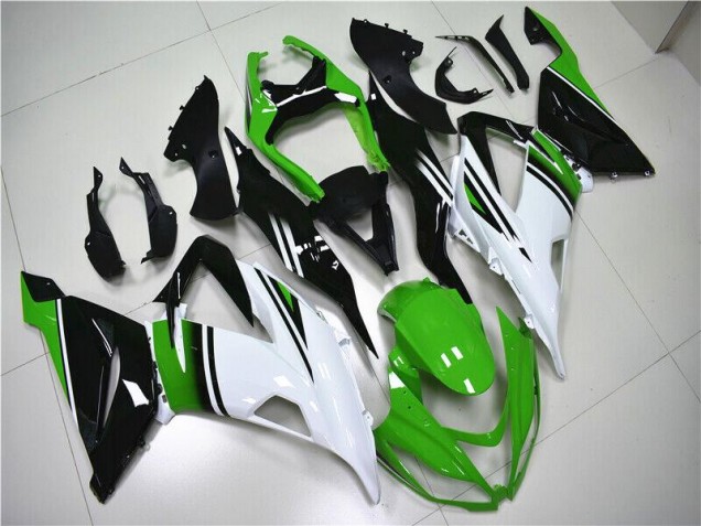 ZX6R 13-18 Motorrad Verkleidungen - Grün Weiß Schwarz ZX6R 13-18 Motorrad Verkleidungen - Grün Weiß Schwarz