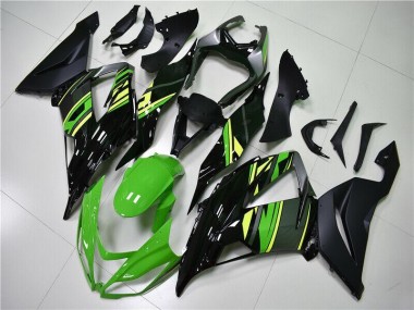 ZX6R 13-18 Motorrad Vollverkleidung - Grün Schwarz