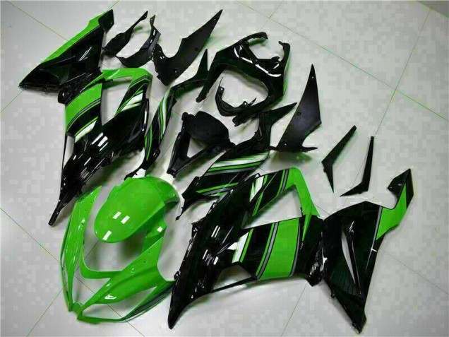 ZX6R 13-18 Motorrad Verkleidungen - Schwarz Grün